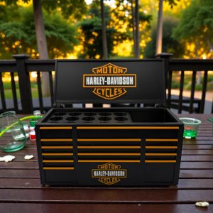3D Printed Harley-Inspired Desk Organizer & Pen Holder