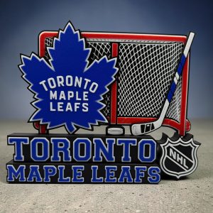 Toronto Maple Leafs 3D Printed Desk Art | 25cm x 21cm