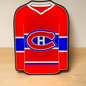 🔴🔵 Montreal Hockey Jersey LED Light Box – 3D Printed Fan Decor