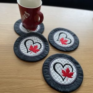 Rustic Canada Mug Rugs (Coasters)