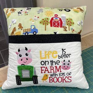 Book Pocket Pillow Slip Cover