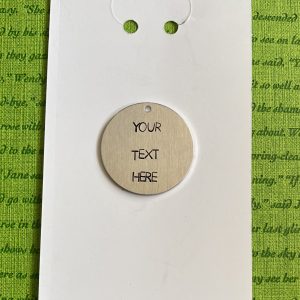 Personalized Hand Stamped Keychains