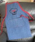 Chambray BBQ Apron - Junior Size -Personalizable