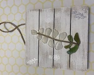 Sea glass floral