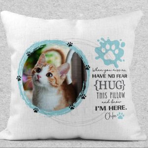 Memorial Cat Pillow - Personalized