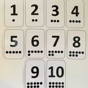 Number Flashcards Set 1-10