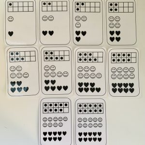 Subitizing Flashcards Set 1-10