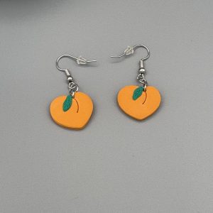 Peaches Dangle Earrings