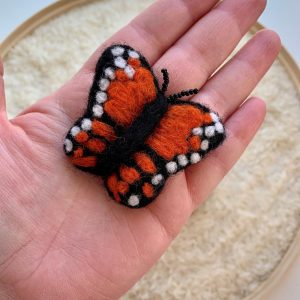 Felted Monarch Butterfly - 5cm