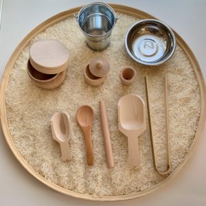 Sensory Play Tool Set w/ 5 hand tools and 5 bowls