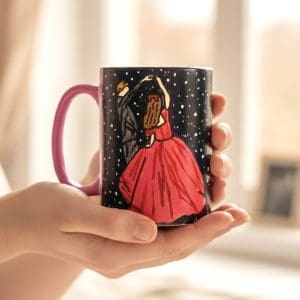 Handpainted Couple Mug