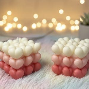 Heartcube Candle