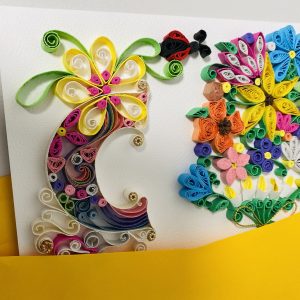 Quilling Love Alphabeth Greeting Card
