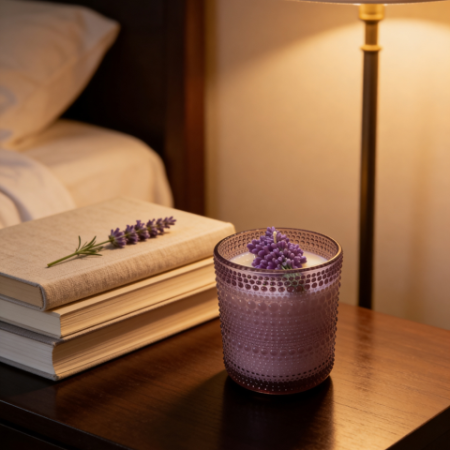 Lavender & White Musk Soy Candle, 12 oz. - Spring Limited Edition