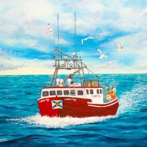Nova Scotia Lobster Boat Print