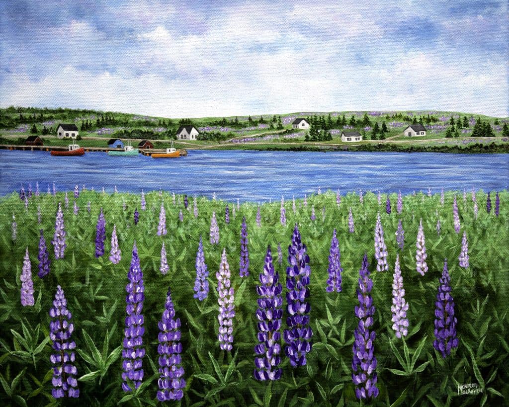 Lupine-and-Boats