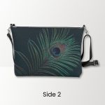 Peacock Feather Crossbody Bag