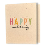 Happy Mother's Day Plantable Greeting Card