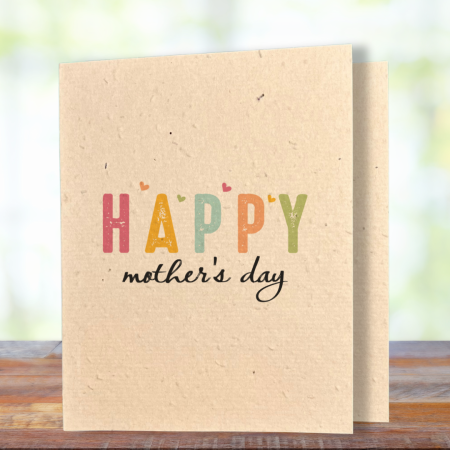 Happy Mother's Day Plantable Greeting Card