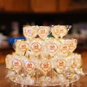 Lollipops with Business Logo - single side