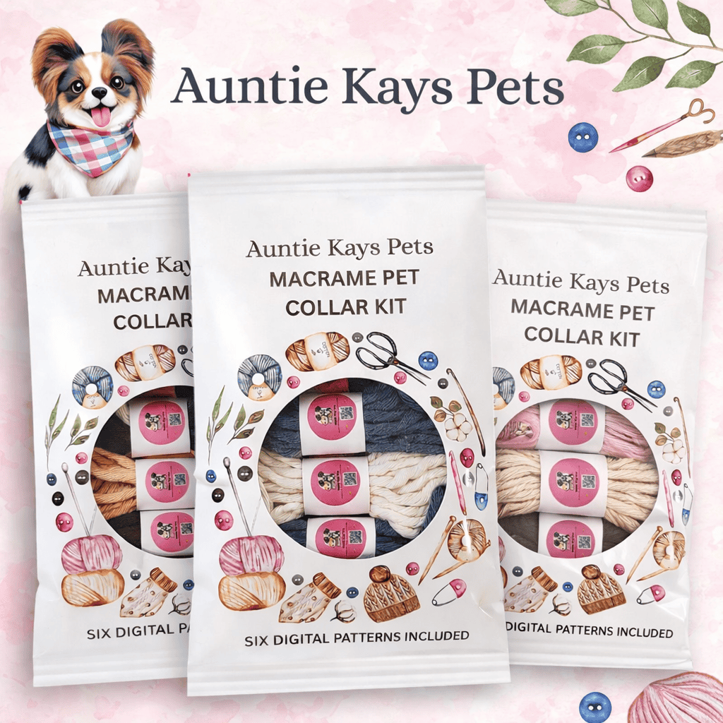 Macrame-pet-collar-kits-display