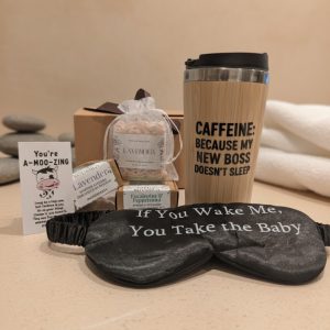 Funny New Parent Survival Kit: Coffee & Self-Care Gift Set