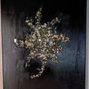 Starburst, 16"x20" Crystal artwork