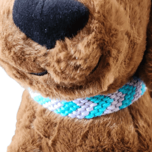 Pet Collar - Macrame - Chevron Pattern