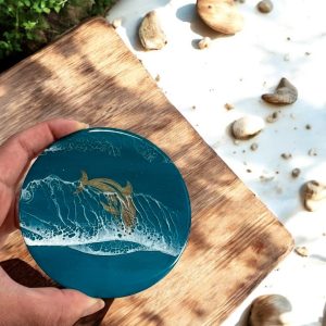 Ocean Inspired Coasters- Engraved Sea Creatures