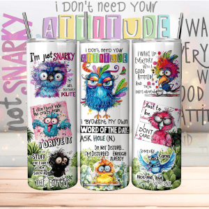 Funny Sarcastic sassy birds 20oz Tumbler