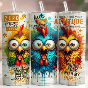 Zero F*cks Given 20oz Tumbler