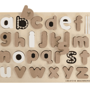 Lowercase Chalkboard Puzzle
