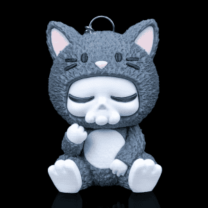Whispurr Kitty – A Dark Cute Skull Cat by Everlab