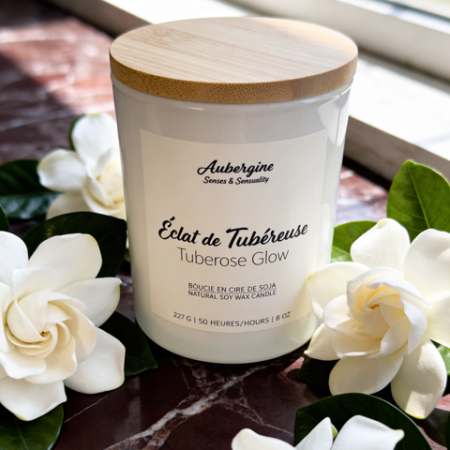 Tuberose Soy Candle, 227 g.