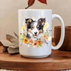 Collie dog Mug