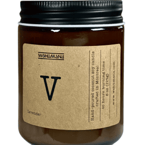 Wohumana V – Lavender Candle | Coconut Soy Wax | Wood Wick