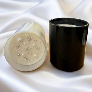 Wedding Guest Table, Decorative Black and White Candles, 227 g each