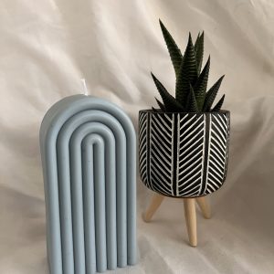Fresh Linen - Blue Arch Soy Wax Candle