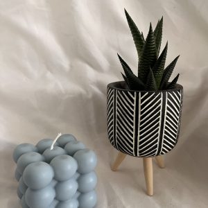 Fresh Linen - Blue Large Bubble Soy Wax Candle