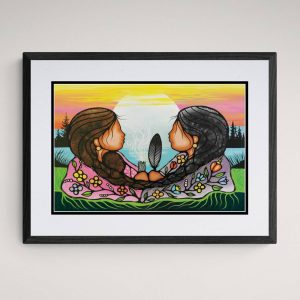 Sharing Knowledge by Jackie Traverse Framed