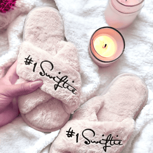Pink #1 Swiftie Slippers