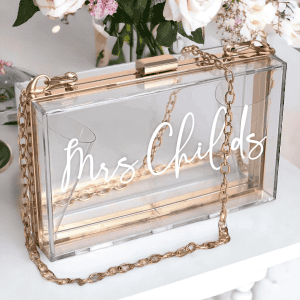 Personalized Clutch Purse