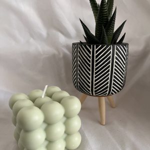 Morning Mist - Green Large Bubble Soy Wax Candle