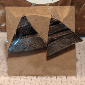 Stunning Geometric Triangle Earrings