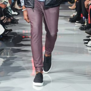 Slim-fit Men's Brown Joggers-brushed fleece