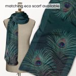 Peacock Feather Crossbody Bag