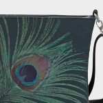 Peacock Feather Crossbody Bag