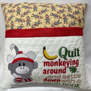 Book Pocket Pillow Slip Cover