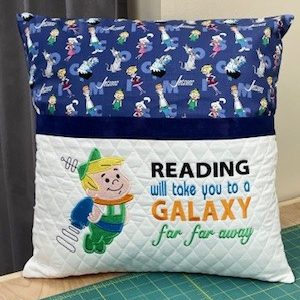 Book Pocket Pillow Slip Cover