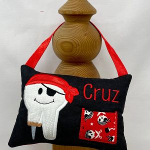 Pirate Tooth Fairy Pillow by Tooth Fairy Tess - Personalized